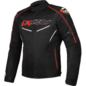 Ixon Flicker Motorrad Textiljacke - Schwarz Rot - CE-zertifiziert Ixon Flicker Motorrad Textiljacke - Schwarz Rot - CE-zertifiziert