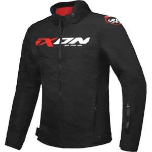 Giacca tessile moto Ixon Fierce - Nero Bianco Rosso - L Giacca tessile moto Ixon Fierce - Nero Bianco Rosso - L