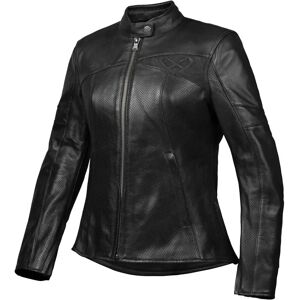 Veste en cuir de moto perforée pour dames - Noir - S - Ixon Cranky Air - Publicité Veste en cuir de moto perforée pour dames - Noir - S - Ixon Cranky Air - Publicité