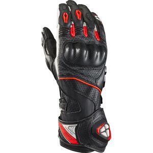Ixon Tornado Air Motorradhandschuhe - Schwarz Weiß Rot - L - Unisex Ixon Tornado Air Motorradhandschuhe - Schwarz Weiß Rot - L - Unisex