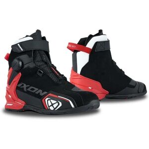 Ixon Bull 2 Wasserdichte Motorrad Schuhe - Schwarz Weiss Rot - 43 Ixon Bull 2 Wasserdichte Motorrad Schuhe - Schwarz Weiss Rot - 43