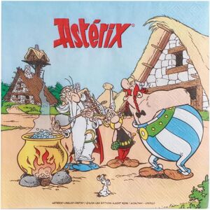 My Other Me Asterix Paper Napkins - 20, 33x33cm, Disposable My Other Me Asterix Paper Napkins - 20, 33x33cm, Disposable