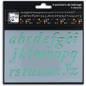 Pochoir alphabet transparent Draeger Nougatine - Pochoir - Publicité Pochoir alphabet transparent Draeger Nougatine - Pochoir - Publicité