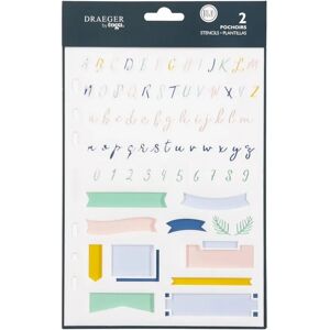 Toga Alphabet - Pochoir pour Scrapbooking - 15x28cm - Publicité Toga Alphabet - Pochoir pour Scrapbooking - 15x28cm - Publicité