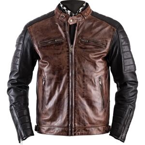 Giacche in Pelle Cruiser Rag Helstons - Unisex, Nero/Marrone, M Giacche in Pelle Cruiser Rag Helstons - Unisex, Nero/Marrone, M