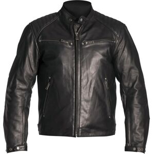 Chamarra de Cuero para Motocicleta Helstons Rocket - Negro - CE Aprobado Chamarra de Cuero para Motocicleta Helstons Rocket - Negro - CE Aprobado
