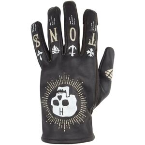 Gants de moto Helstons Grafic Air pour femme - Noir - S M - Publicité Gants de moto Helstons Grafic Air pour femme - Noir - S M - Publicité