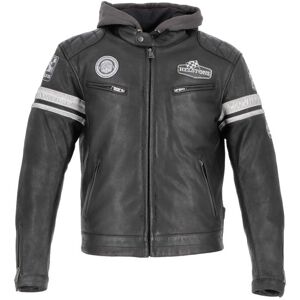 Chaqueta de cuero de motocicleta Helstons Riposte - Negro - XL Chaqueta de cuero de motocicleta Helstons Riposte - Negro - XL