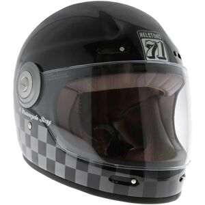 Casco Integrale Helstons Carbon - Nero Bianco - 2XL - Casco Casco Integrale Helstons Carbon - Nero Bianco - 2XL - Casco
