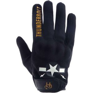 Guanti Helstons Thunderbolt Estate 4Ways Pelle Nera - Guanti Moto Guanti Helstons Thunderbolt Estate 4Ways Pelle Nera - Guanti Moto