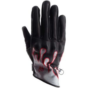 Helstons - Gants Femme Rody Air Été Cuir Noir/Gris/Rouge - Gants Moto Femme - Publicité Helstons - Gants Femme Rody Air Été Cuir Noir/Gris/Rouge - Gants Moto Femme - Publicité