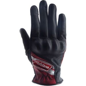 Helstons - Guantes Ds Air Lady Ete Cuero Negro/Rojo/Blanco - Guantes Helstons - Guantes Ds Air Lady Ete Cuero Negro/Rojo/Blanco - Guantes