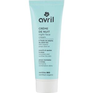 Avril Crème de Nuit - Bio, pour peau normale et mixte - Publicité Avril Crème de Nuit - Bio, pour peau normale et mixte - Publicité