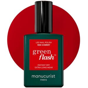 Manucurist Green Flash Rød Kirsebær Neglelak - Neglelak Manucurist Green Flash Rød Kirsebær Neglelak - Neglelak