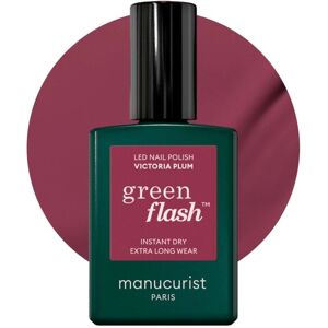 Manucurist Green Flash Halvpermanent Neglelak Victoria Plum Manucurist Green Flash Halvpermanent Neglelak Victoria Plum