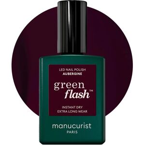 Manucurist Aubergine Green Flash Semi-permanent Neglelak Manucurist Aubergine Green Flash Semi-permanent Neglelak
