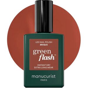 Vernis Green Flash Brique de manucurist - Semi-permanent - Publicité Vernis Green Flash Brique de manucurist - Semi-permanent - Publicité