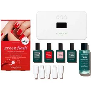 Kit Manucurist Green Flash Rouge Amapola & Hortencia LED - Publicité Kit Manucurist Green Flash Rouge Amapola & Hortencia LED - Publicité