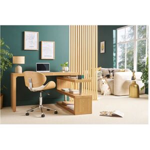 Bureau modulable en bois clair Miliboo - MAX - Publicité Bureau modulable en bois clair Miliboo - MAX - Publicité