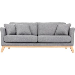 Divano scandinavo Miliboo Oslo 3 posti grigio Divano scandinavo Miliboo Oslo 3 posti grigio