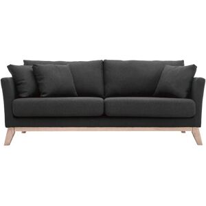 Divano scandinavo Miliboo Oslo - 3 posti, grigio scuro, copertura rimovibile Divano scandinavo Miliboo Oslo - 3 posti, grigio scuro, copertura rimovibile