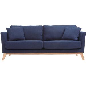 Miliboo Divano Nordico Oslo Blu Scuro 3 Posti - Divano Miliboo Divano Nordico Oslo Blu Scuro 3 Posti - Divano
