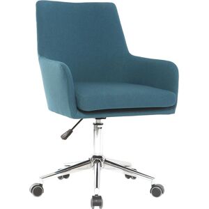 Chaise de bureau Miliboo avec hauteur réglable - Design moderne, bleu pétrole - Publicité Chaise de bureau Miliboo avec hauteur réglable - Design moderne, bleu pétrole - Publicité