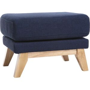 Miliboo OSLO Pouf Scandinave Bleu Foncé - Publicité Miliboo OSLO Pouf Scandinave Bleu Foncé - Publicité