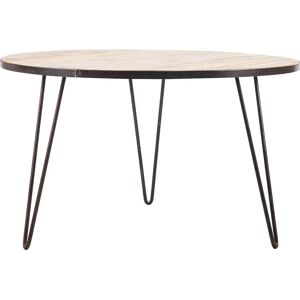 Miliboo - Runder Industrietisch - Mango Holz / Metall - 125cm Miliboo - Runder Industrietisch - Mango Holz / Metall - 125cm