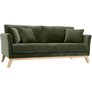 Miliboo Oslo 3-Sitzer Samt-Optik Stoffsofa - Sofa Miliboo Oslo 3-Sitzer Samt-Optik Stoffsofa - Sofa
