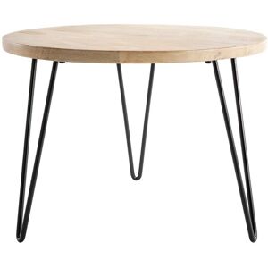 Table basse ronde en mango - VIBES - Publicité Table basse ronde en mango - VIBES - Publicité