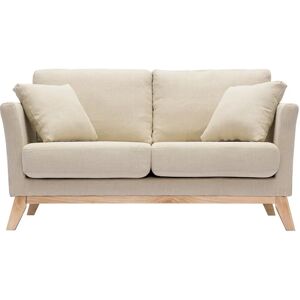MILIBOO Canapé scandinave 2 places beige - Canapé 2 places - Publicité MILIBOO Canapé scandinave 2 places beige - Canapé 2 places - Publicité