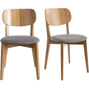Chaise Lucia de Miliboo - Mobilier Vintage en Bois Scandinave - Publicité Chaise Lucia de Miliboo - Mobilier Vintage en Bois Scandinave - Publicité