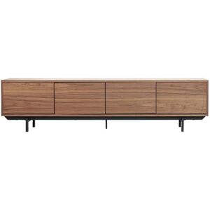 Miliboo Mobile TV vintage - Legno scuro/Noyer - Quattro ante Miliboo Mobile TV vintage - Legno scuro/Noyer - Quattro ante