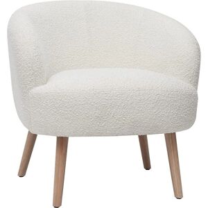 Fauteuil Blanc Bouclé Miliboo - Design Scandinave - Publicité Fauteuil Blanc Bouclé Miliboo - Design Scandinave - Publicité