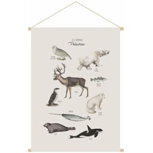 Miliboo Polar Animali dell'Artico Tela - 40x60cm Miliboo Polar Animali dell'Artico Tela - 40x60cm