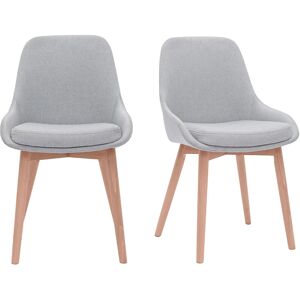 Ensemble de 2 chaises scandinaves Miliboo Holo - Chaises de salle à manger - Publicité Ensemble de 2 chaises scandinaves Miliboo Holo - Chaises de salle à manger - Publicité