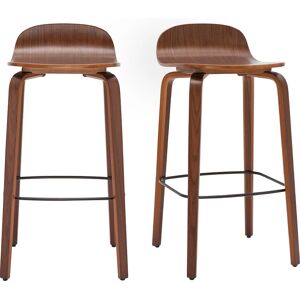Ensemble de 2 tabourets de cuisine vintage Miliboo - Noyer - Tabourets de bar - Publicité Ensemble de 2 tabourets de cuisine vintage Miliboo - Noyer - Tabourets de bar - Publicité