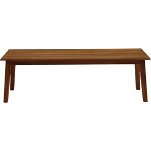 Miliboo Banc de jardin en bois massif - 145cm - Naturel - Publicité Miliboo Banc de jardin en bois massif - 145cm - Naturel - Publicité