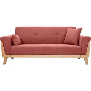 Canapé scandinave 3 places en tissu velours - Canapé - Publicité Canapé scandinave 3 places en tissu velours - Canapé - Publicité