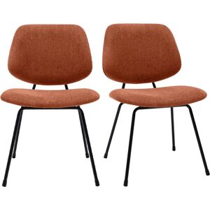 Ensemble de 2 Chaises Velours - Design Moderne - Publicité Ensemble de 2 Chaises Velours - Design Moderne - Publicité