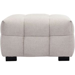 Pouf rectangulaire beige en velours Miliboo - Publicité Pouf rectangulaire beige en velours Miliboo - Publicité