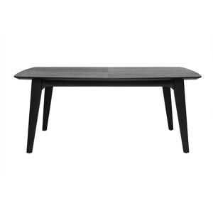 Table Extensible en Bois Noir de Chêne Miliboo - Design Années 60 - Publicité Table Extensible en Bois Noir de Chêne Miliboo - Design Années 60 - Publicité
