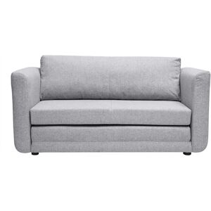 Canapé convertible Miliboo LEON - Tissu gris clair, 2 places - Publicité Canapé convertible Miliboo LEON - Tissu gris clair, 2 places - Publicité