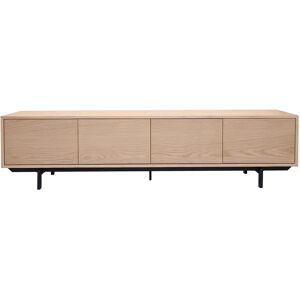 Miliboo Mobile TV in legno e metallo nero - 200cm Miliboo Mobile TV in legno e metallo nero - 200cm