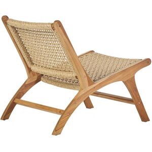 Fauteuil lounge Sumba en teck - Style bohème - Publicité Fauteuil lounge Sumba en teck - Style bohème - Publicité