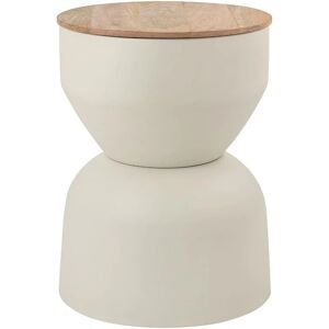 Miliboo Yoyo Petite Table Ronde avec Rangement - Publicité Miliboo Yoyo Petite Table Ronde avec Rangement - Publicité