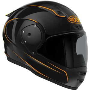 ROOF RO200 Neon Noir Orange - Casque - Publicité ROOF RO200 Neon Noir Orange - Casque - Publicité