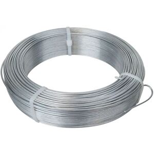 Linxor France - Fil de tension galvanisé - 50 m - 2.7 mm Ø - Gris - wire - Publicité Linxor France - Fil de tension galvanisé - 50 m - 2.7 mm Ø - Gris - wire - Publicité