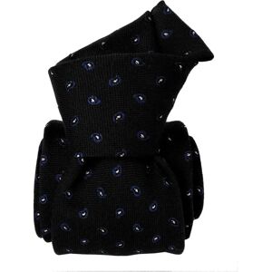 Segni Et Disegni - Sardaigne Noir - Noir - 60% Laine 40% Soie - Cravate - Publicité Segni Et Disegni - Sardaigne Noir - Noir - 60% Laine 40% Soie - Cravate - Publicité